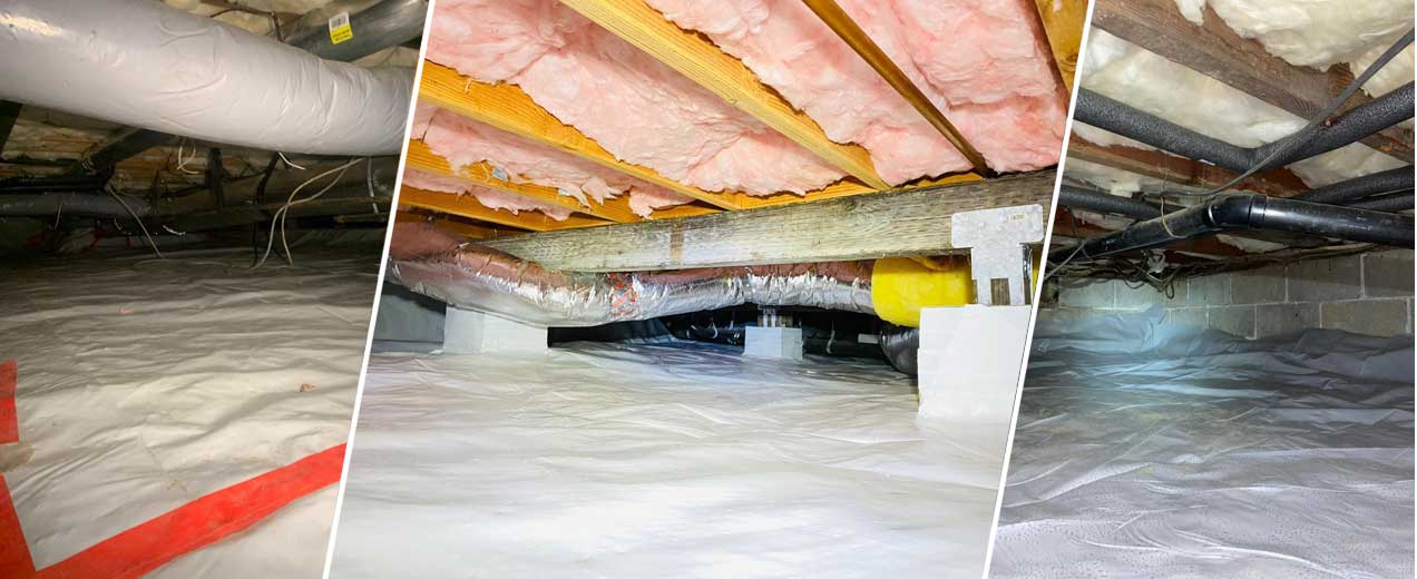 crawl space moisture barriers